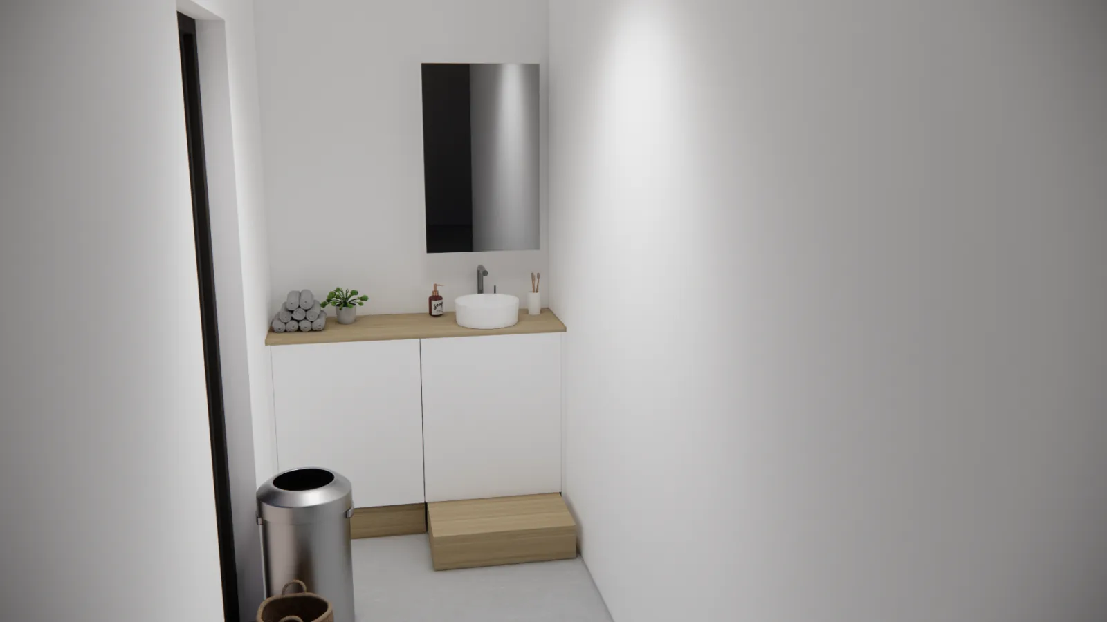 Détails de matériaux et finitions du mobilier médical